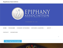 Tablet Screenshot of epiphanyassociation.org
